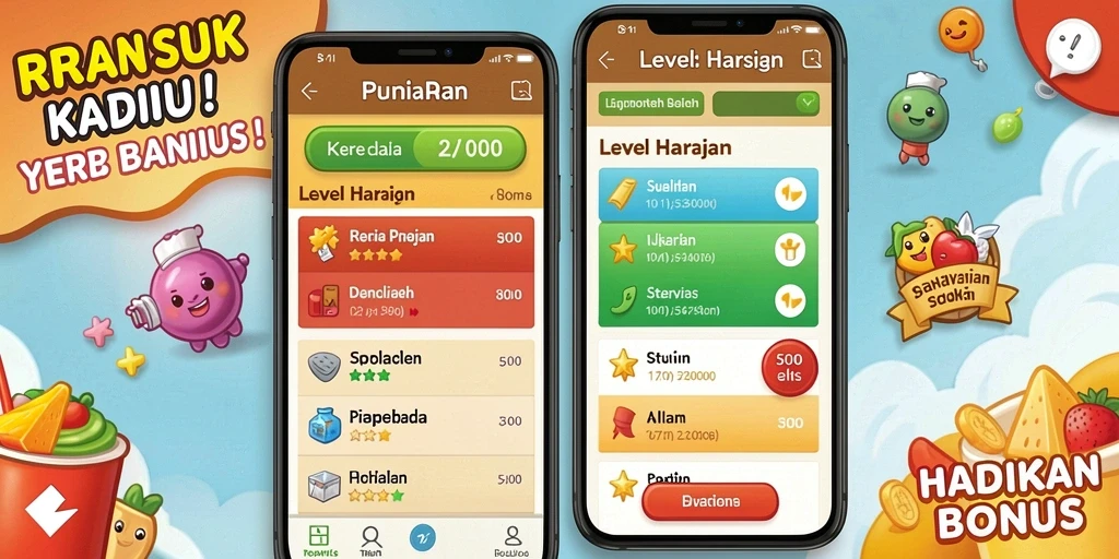 Gameplay yang seru dengan berbagai tantangan menarik.