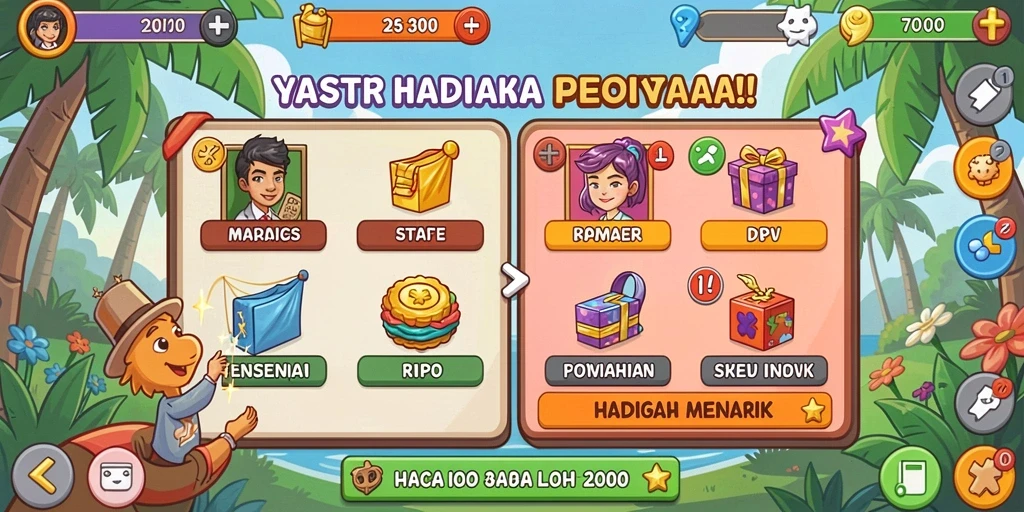 Fitur multiplayer yang memungkinkan bermain bersama teman.
