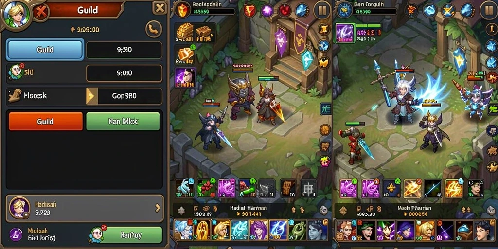 Mode multiplayer yang seru bersama teman-teman.