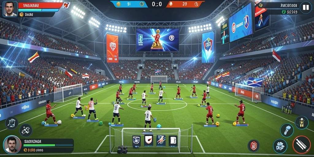 Salah satu level menantang dengan pemandangan indah.